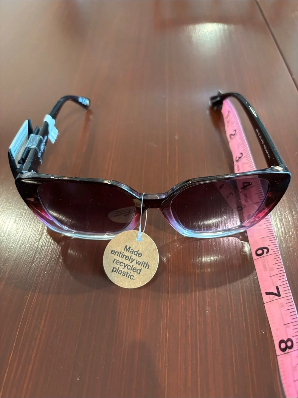 Nine West Butterfly tortoise shell gradient purple:pink frame & lens,CAT 3
